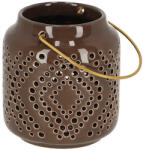 Esschert Design Kerámia lámpás, barna, 11 cm (TR010-B)