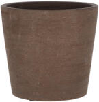 Esschert Design Terrakotta virágcserép, sötétbarna, 25 cm átmérőjű (PP014) - kertesotthonbolt