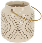 Esschert Design Kerámia lámpás, törtfehér, 11 cm (TR010-TF)