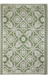 Esschert Design Virág mintás kétoldalú kültéri szőnyeg, 122 x 182 cm (OC37)