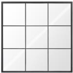 Esschert Design Nagyméretű tükör fém kerettel, 90x90 cm (WD47)