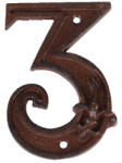 Esschert Design Öntöttvas házszám, 3 (DB62-3)