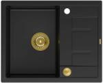 Quadron Morgan 116 carbon black/gold Chiuveta