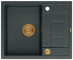 Quadron Morgan 116 black diamond/copper Chiuveta