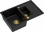Quadron Morgan 156 carbon black/gold Chiuveta