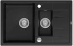 Quadron Morgan 156 carbon black/inox Chiuveta