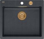 Quadron Morgan 110 black diamond/copper Chiuveta