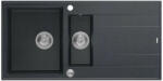 Quadron Unique Evan 156 black diamond/inox Chiuveta