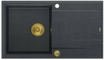 Quadron Evan 111 black diamond/gold Chiuveta