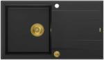 Quadron Evan 111 carbon black/gold Chiuveta