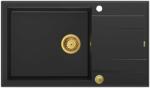 Quadron Evan 136 XL carbon black/gold Chiuveta