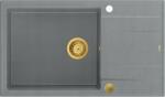 Quadron Evan 136 XL grey/gold Chiuveta
