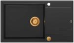 Quadron Evan 136 XL carbon black/copper Chiuveta