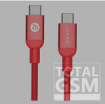 ADAM elements CASA B200 USB-C/USB-C adat- és töltőkábel 200cm, piros