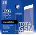 Apple iPhone 7 Plus / 8 Plus Tempered Glass 0.33 Silicone 3D White (FG) kijelzővédő