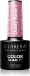 Claresa SoakOff UV/LED Color Dusty Rose lac de unghii sub forma de gel culoare 8 5 g