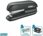 Rapid Tűzőgép, mini, No. 10, 10 lap, RAPID F5, fekete (E5000264) (5000264)