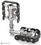 XLC PD-S20 patent/platform pedál, ezüst/fekete, OEM