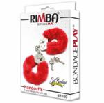 Rimba Police Handcuffs With Soft Red Fur