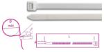 BM Group BMB1536V0 Önkioltó műanyag kábelkötegelő szalag, fehér (BMB1536V0)