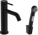 Hansgrohe Tecturis S, karos mosdócsaptelep 110 Bidette kézizuhannyal, fekete matt, HAN-73211670 (HAN-73211670)