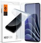 OnePlus 10 Pro, Kijelzővédő fólia (az íves részre is! ), Spigen Neo Flex, Clear Prémium, 2 db / csomag