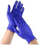 Védőkesztyű, egyszer használatos, nitril, S méret, 100 db, púder nélküli, kobaltkék (MER008) - iroda24