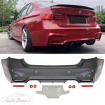  BMW F30 Sedan Sport Evo hátsó lökhárító PDC + Diffusor 2011-2017-es, M3 Style