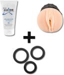 Vagyaim Kézimunka kezdőszett (maszturbátor, síkosító, péniszgyűrű) - sexshopcenter