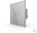 LIVOLO Intrerupator Simplu cu Variator LIVOLO cu Touch Din Sticla - Serie Noua - culoare gri