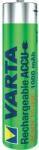 VARTA AAA Micro 1000mAh 1.2V újratölthető akkumulátor/elem (4008496594375)