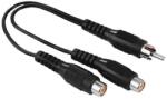 Hama 205183 FIC RCA Y-adapter 1dugó-2alj (205183) - bevachip