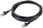  OEM RJ45 CAT6 UTP M/M adatkábel 5m LSOH fekete (XUTPSZC6KAB5F)