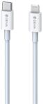 DEVIA SMART adatkábel és töltő (Type-C - lightning 8pin, 20W, 100cm) FEHÉR (326868 / E10) - bevachip