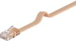 Goobay Kab UTP Patch CAT6 15m Világosbarna Lapos Goobay 95883 (95883)