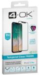 Blautel 4-OK képernyővédő üveg (3D full glue, íves, teljes felületén tapad, tok barát, karcálló, 9H) FEKETE - Apple iPhone 15 Plus (PRF15M)