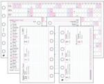 Saturnus Kalendart Saturnus 2022-es S311/F heti beosztású gyűrűs betétlap csomag (22SS311-FEH)
