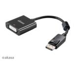 Akasa Displayport - DVI adapter - 20cm - AK-CBDP15-20BK (BVC2-AK-CBDP15-20BK)