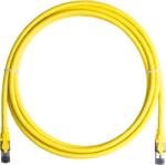 NIKOMAX Patch kábel S/FTP CAT8 LSOH, 1m, sárga (NMC-PC4SI55B-010-C-YL)