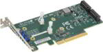 Supermicro M. 2 NVMe kártya AOC-SLG3-2M2-O PCI-E LP (AOC-SLG3-2M2-O)