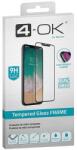 Blautel 4-OK Samsung Galaxy A42 5G képernyővédő üveg (3D full glue, íves, teljes felületén tapad, tok barát, karcálló, 9H) FEKETE (PRFA42)