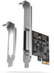 AXAGON PCEA-P1N 1 db párhuzamos portos 1 sávos PCI-Express kártya (PCEA-P1N) - bevachip