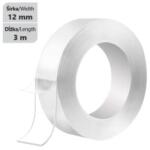 M&G Bandă adezivă cu două fețe, gel Nano Magic M&G 12 mm x 3 m