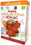 AROMANDISE Paste Fusilli din Linte Coral si Konjac Ecologice/Bio 200g
