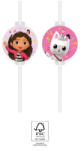 Procos Gabi babaháza Friends papír szívószál, 4 db-os szett FSC (PNN96194) - kidsfashion