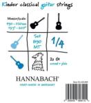HANNABACH 890mt 653.069 1/4 Klasszikus Gitár Húrkészlet