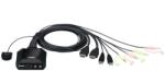 ATEN CS22H 2-Port USB 4K HDMI Cable KVM Switch with Remote Port Selector (CS22H) - nyomtassingyen