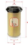 SOFIMA Filtru aer SOFIMA S 7550 A (S 7550 A) - automobilus
