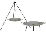  Vas grill tárcsa szett - boronatárcsa kétfunkciós 60cm + állvány (12933-1-2m)