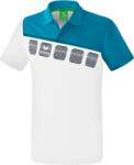 Erima Tricou Erima 5-C POLOSHIRT - Alb - L